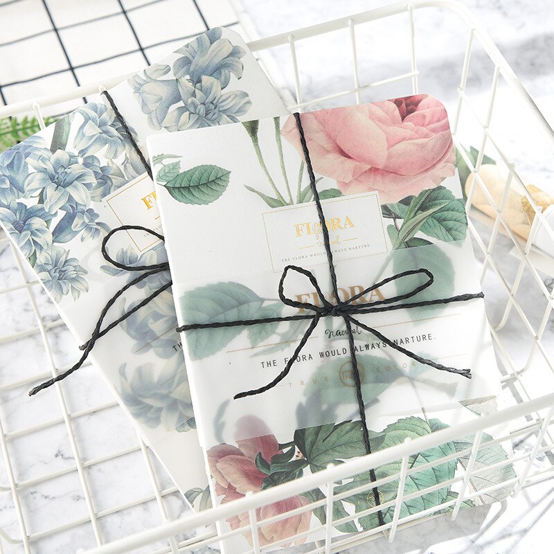 Cuaderno con agenda Floral Retro TUNACOCO, planificador semanal, Cuadernos para Colegio, suministros de oficina, papelería bz1710035