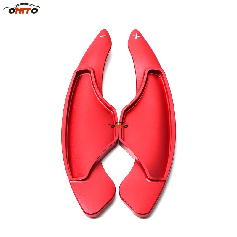 2 Stks/partij Auto Stuurwiel Shift Paddle Uitbreiding Shifter Accessoire Fit Voor Ats ATS-L CT6 40T CT6 28T auto Styling Rood/Zwart: Rood