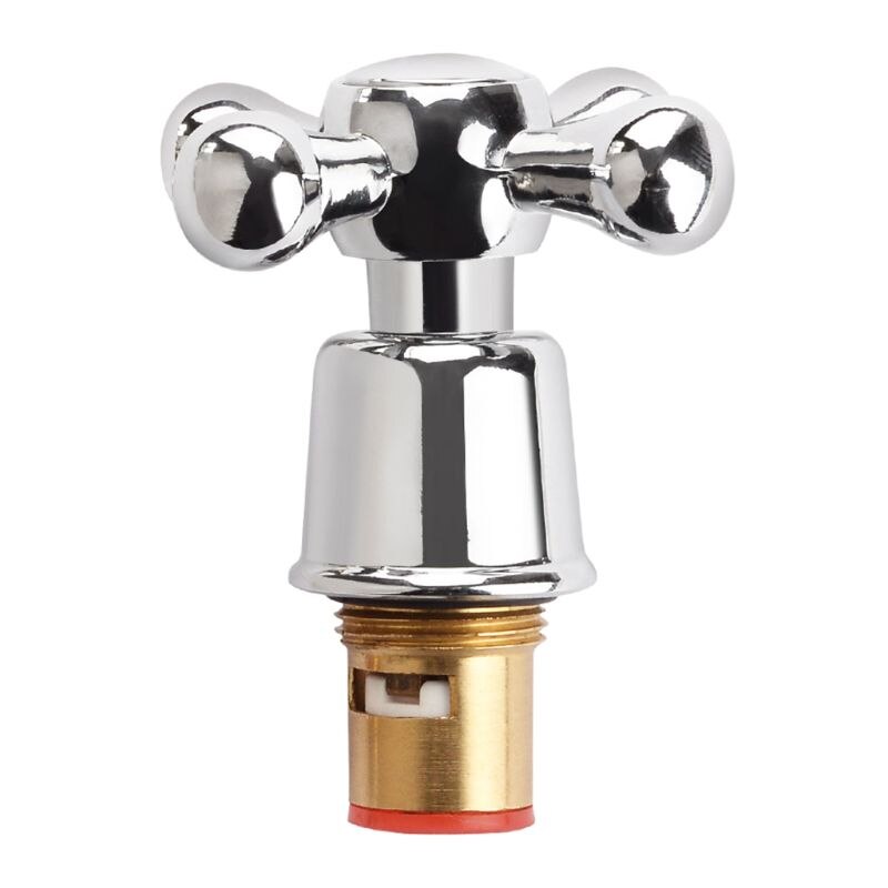 1Set Copper Cross Handle Bath Sink Faucet Handle for Kitchen Bathroom Sink Water Faucet Mixer Accessories: Default Title