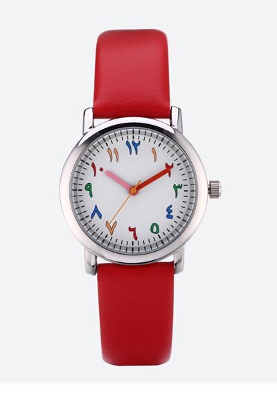 Kinderen Creatieve Horloge Jongen Meisje Kinderen Afdrukken Araba nummer Luxe Mode Sport Casual Horloge Christmas: red straps