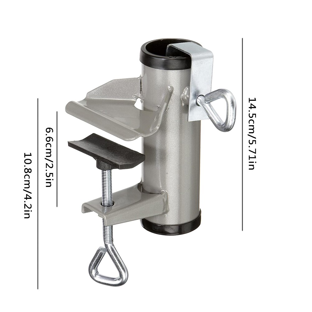 Uchwyt przenośny uchwyt stojak na parasole klips robić mocowania ogród dziedziniec balkon parasol plażowy uchwyt nie żart łatwy robić rdzewienia ogród