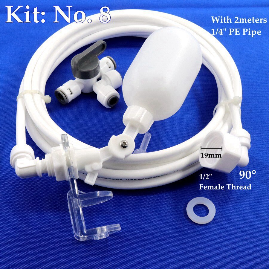 Fish Tank Hydrating Device Kits Automatic Filling Water Floating Ball Valve Aquarium Water Level Control System: PURPLE