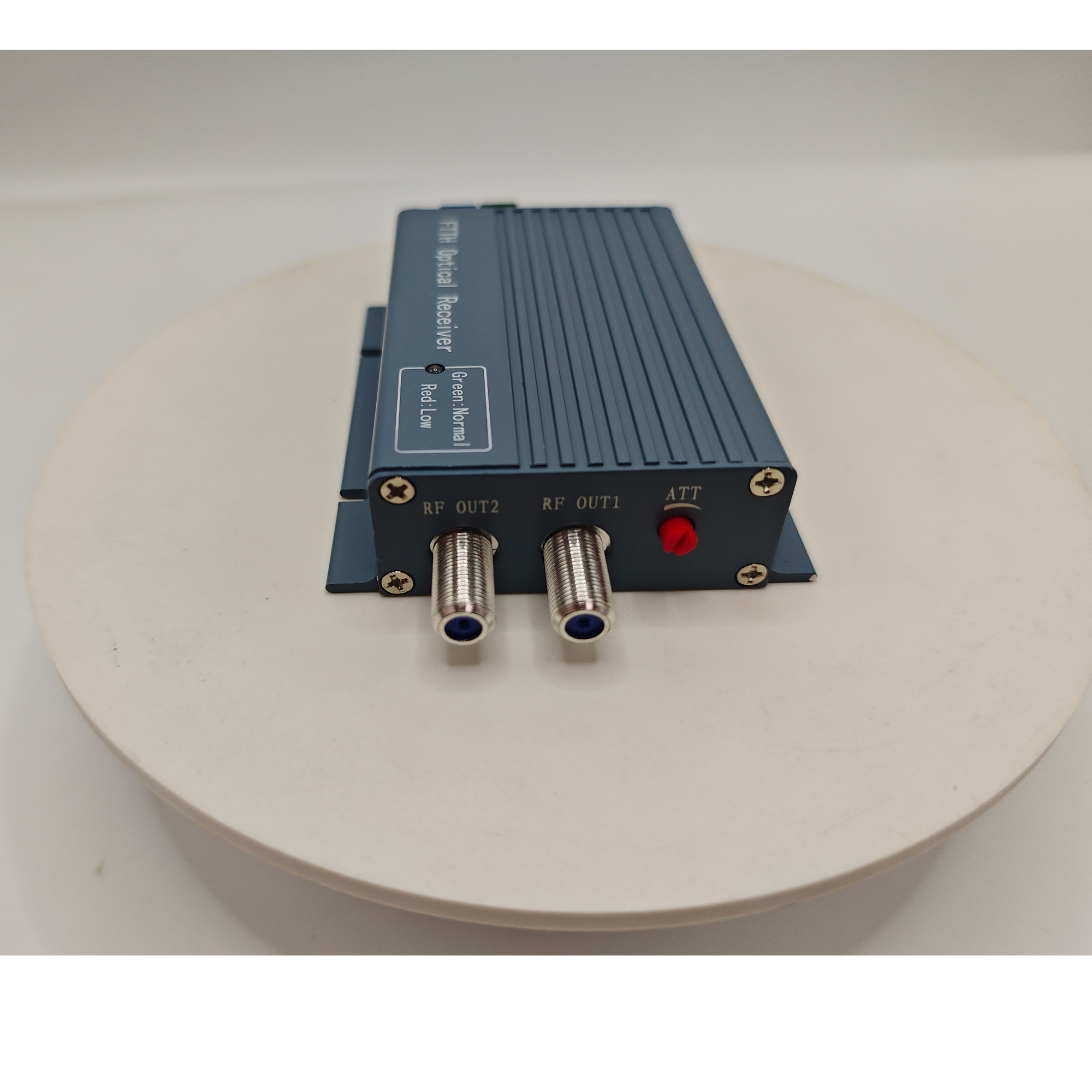 Ricevitore ottico ftth attivo ricevitore in fibra ottica wdm da fibra a rf, trasmissione rf catv+rete + uscita in fibra