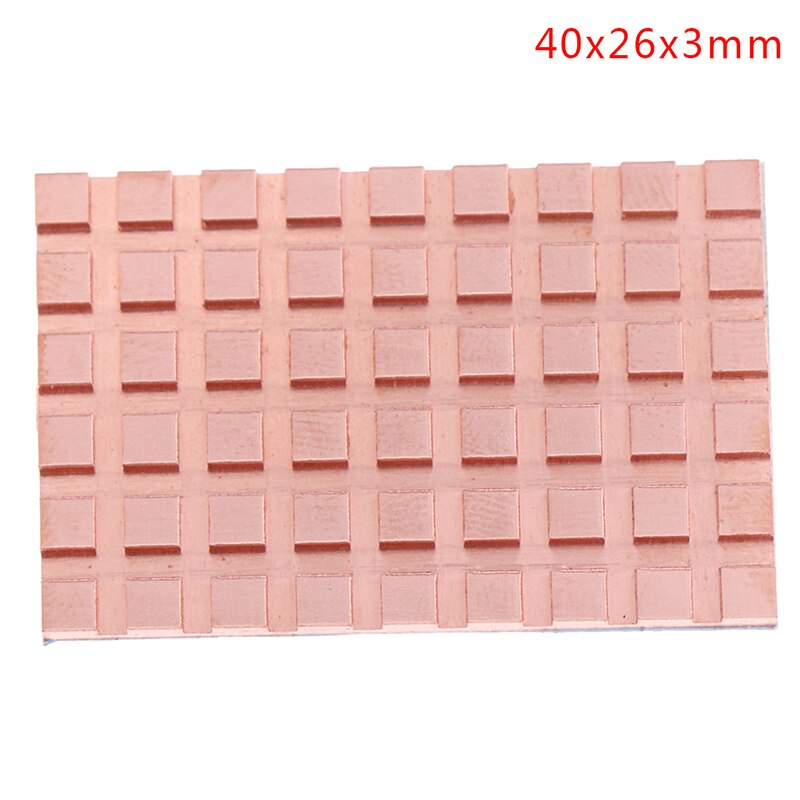 Copper Heatsink Thermally Conductive Adhesive For MSATA NGFF 5030 Msata3.0 Solid State Disk SSD Radiator Cooler