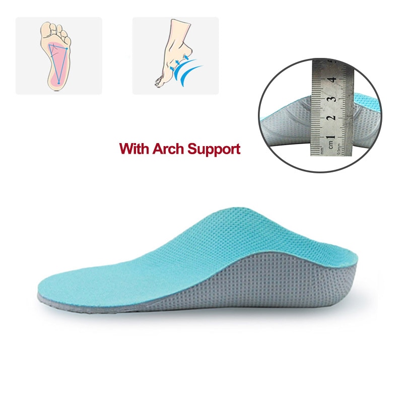 Plantillas ortopédicas para niños, suela de salud de pie plano para zapatos, supinador de valgo para niño y niña, almohadillas de soporte para arco