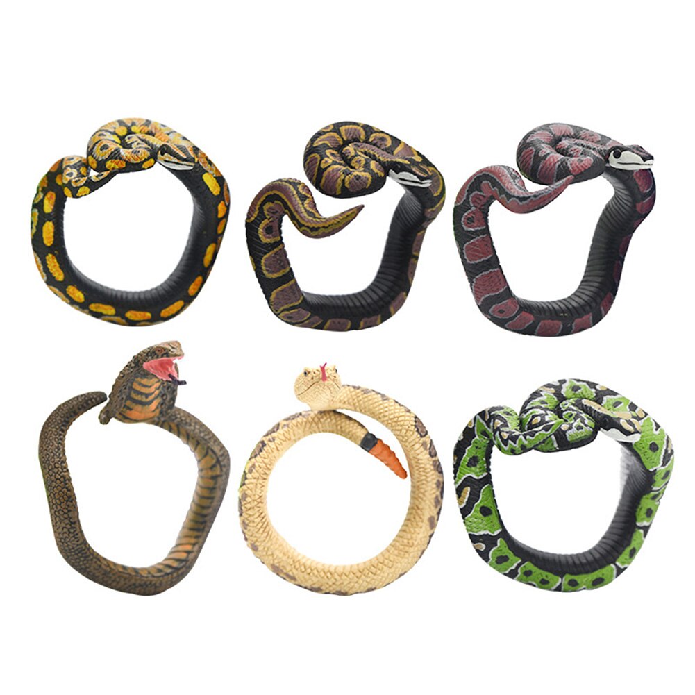 Simulatie Snake Speelgoed PVC Verstelbare Snake Armband Prank Speelgoed Feestartikelen Halloween Prank Speelgoed