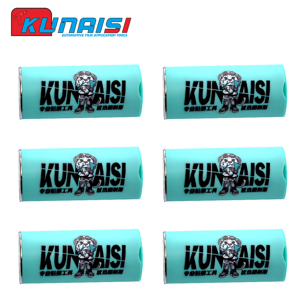 Metalen Afval Blade Opbergdoos Professionele Veiligheid Blade Verwijdering Box Auto Sticker Vinyl Cutter Gereedschap Opslag Container KUNAISI ﻿: Blauw