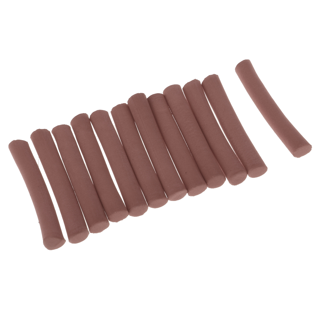 Premium Eva Karpervissen Schuim Stok Cilinder Float Maken Vliegbindset Rig Sticks Pop-Ups Baits 50 Mm Vissen accessoires: Brown