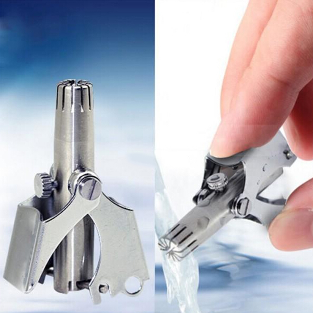 Tondeuse manuelle en acier inoxydable pour hommes, rasoir portable lavable, tondeuse à cheveux antarctique vibradalrazor