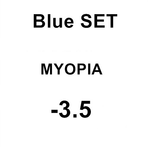 Diopter Snorkeling Mask Myopia Diving Masks With Prescription Lens(Nearsight 0-9.0), Corrective Scuba Mask For Sports Camera: Blue Myopia 350