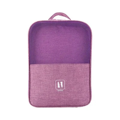 Portable Travel Shoe Bag Slippers Sorting Bag Wardrobe Organizers Multifunction Travel Accessories Shoe Organizer Storage Bag: Brown