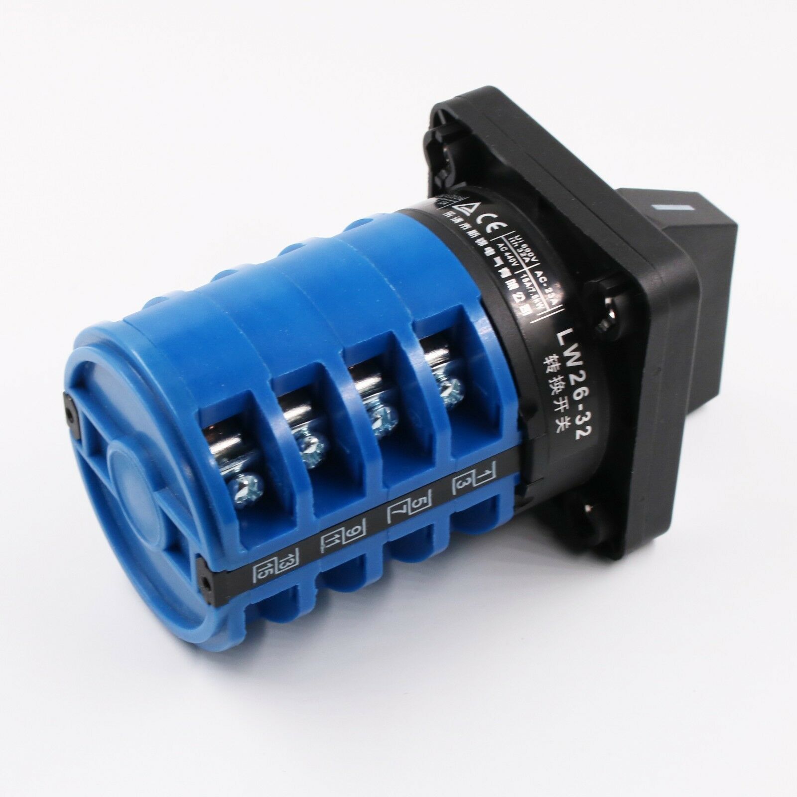 ROTARY CAM SWITCH 3 POSITION CHANGE OVER25 4POLE PANEL MOUNT CNC Milling Machine Lathe Machine