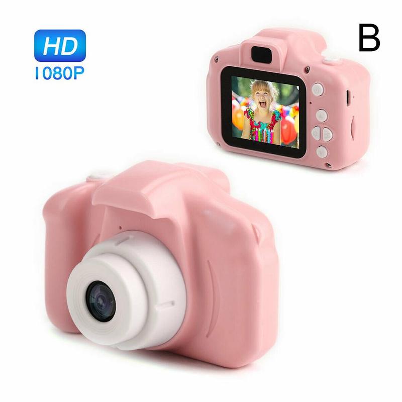 2 Inch Hd Scherm Mini Camera Kids Speelgoed Cartoon Digitale Camcorder Camera Video Getimede Taal Switching Schieten Recorder R9J9: B
