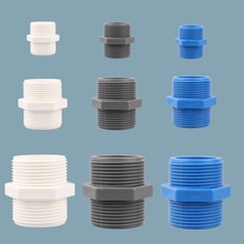 1/2“ 3/4” 1“ Male Thread PVC Connector PVC Pipe Adapter Garden Irrigation Watering Fittings Plumbing Accessories