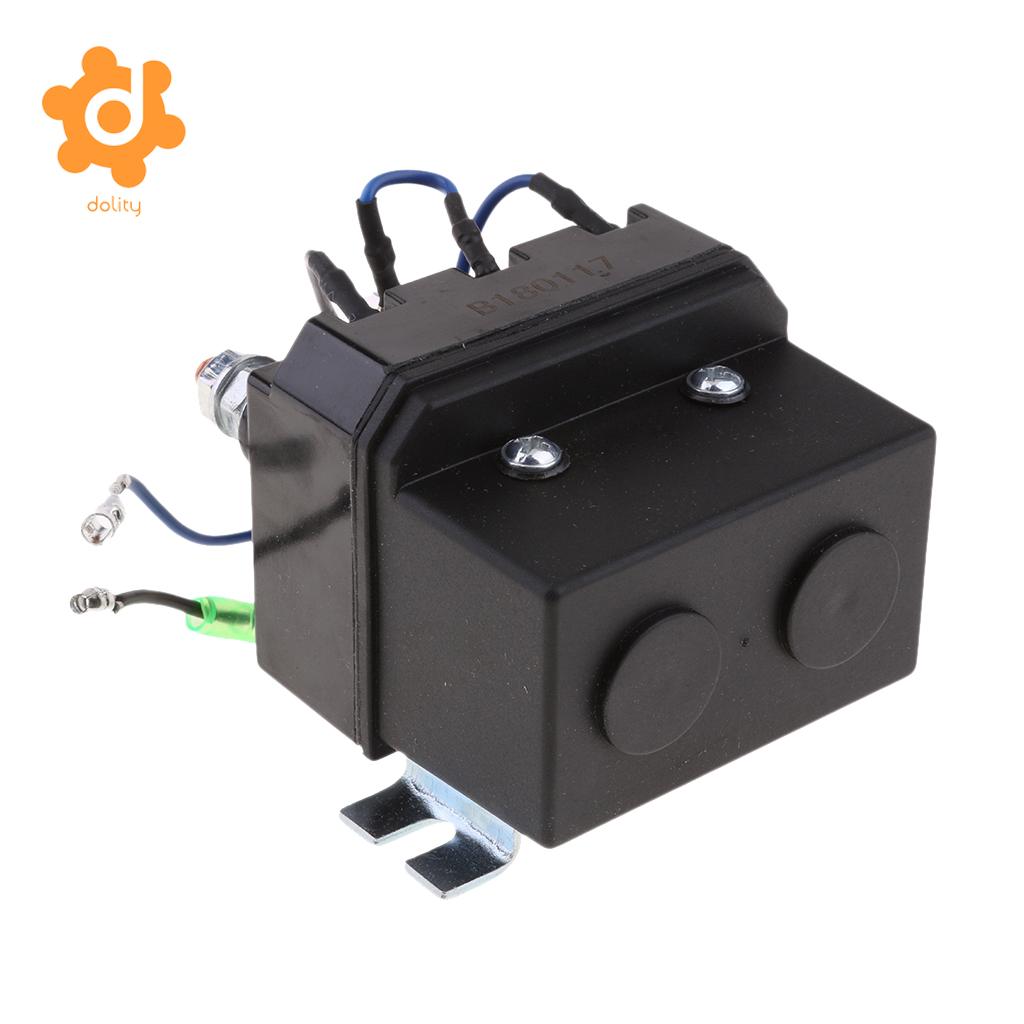 200 Amps DC Winch Motor Reversing Solenoid Relay Switch 12 Volt Contactor