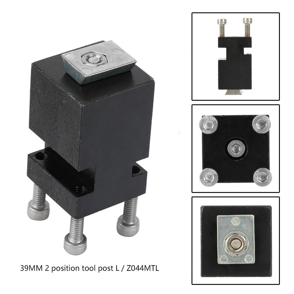 39MM Z044MTL Metal 2 Position Tool Post L Lathe Tool Rest Bracket Mini Machine Accessory turning tool holder