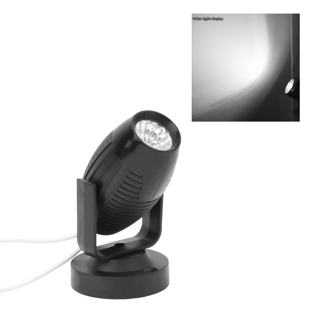 RGB 1W Led Bühne Scheinwerfer Leichte, Tragbare Lampe 360 ° Weiche Geburtstag Party Dance Boden Strahler Disco Bar KTV DJ Beleuchtung: Orange