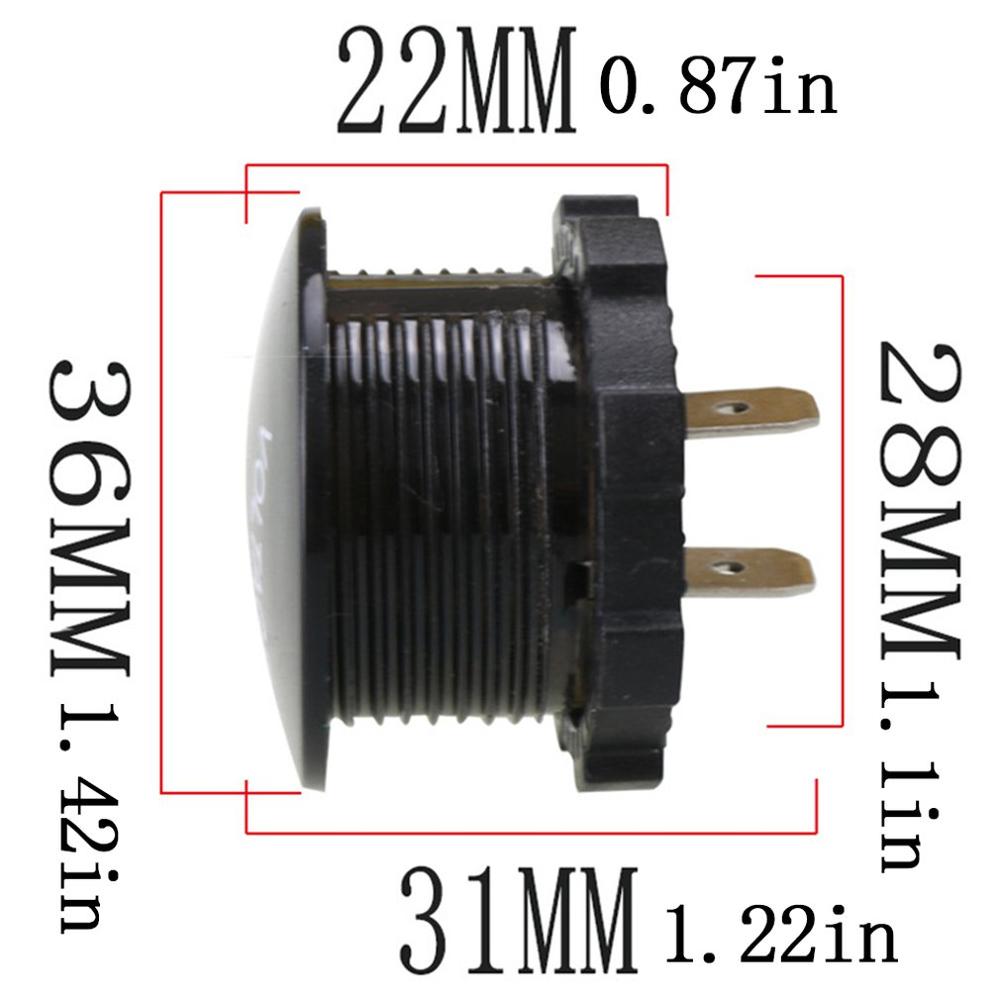 Monitoring Easy For You To Know The Status Of The Battery Car Battery Voltmeter Dc Led Digital Display Short Smooth Voltmeter
