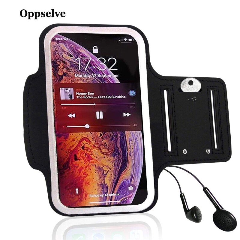 Oppselve Runing Mobiele Telefoon Armband Case voor iPhone 11 Pro Max X XS XR 8 7 6 Verstelbare Sport Elastische band voor Samsung Xiaomi