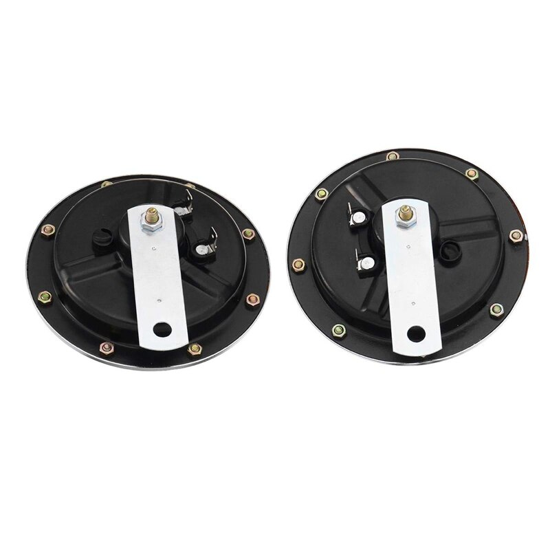 12v 115db universal forkromet bilhorn kompakt super-lyd bil lastbil motorcykel vandtæt grill horn tilbehør