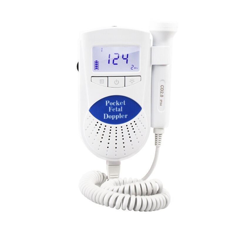 Prenatale Foetale Doppler Met Display 2Mhz Probe Zak Echografie Prenatale Doppler Foetale Baby Care Voor Huishoudelijke