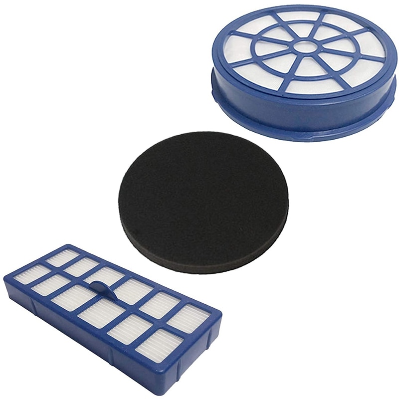 Kit Filtri Di Ricambio Per Aspirapolvere Hoover Breeze U81 - Pre E Post Motore + Filtro Scarico - Lavabili E Riutilizzabili