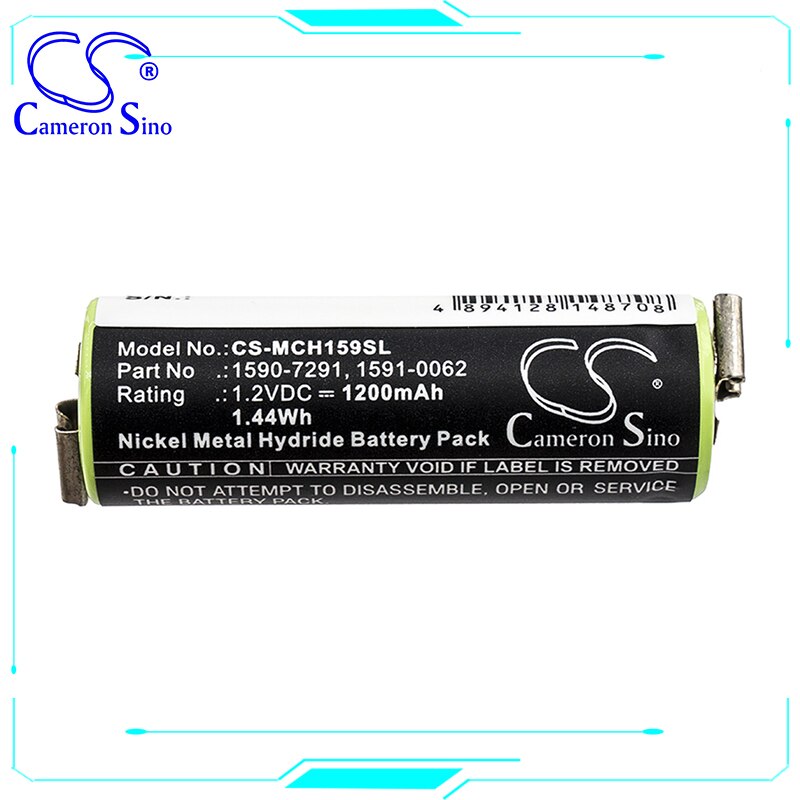 Cameron Sino 1.2V 1200mAh Ni-MH Battery for Moser ... – Grandado