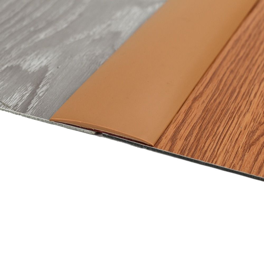 Self Adhesive Carpet To Tile Edging Trim Strip Cuttable Threshold Cover Doorway Divider Strip Wear-resistant Flat Button Strip
