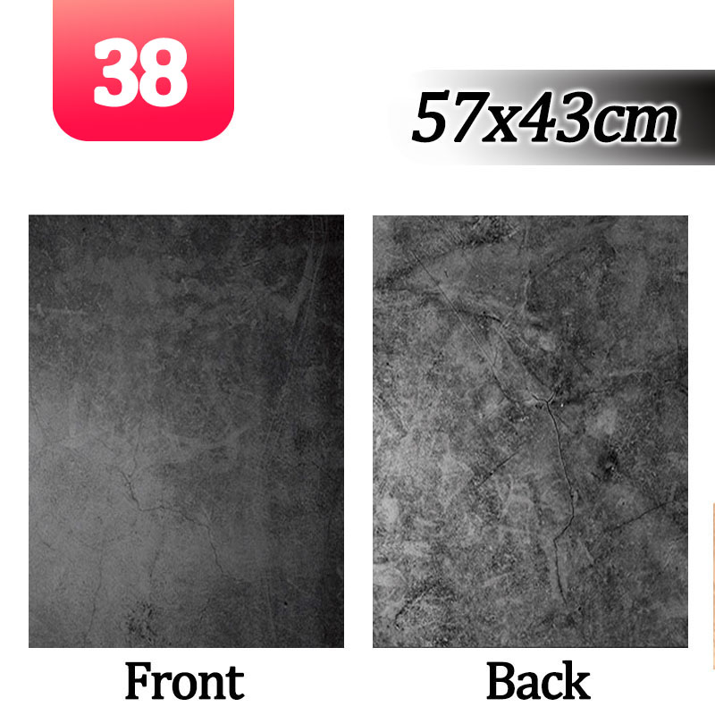 Fondos de fotografía de mármol 57*43CM 2 caras grano de madera foto fondo papel tapiz estudio productos impermeables accesorios fotográficos: Color camel