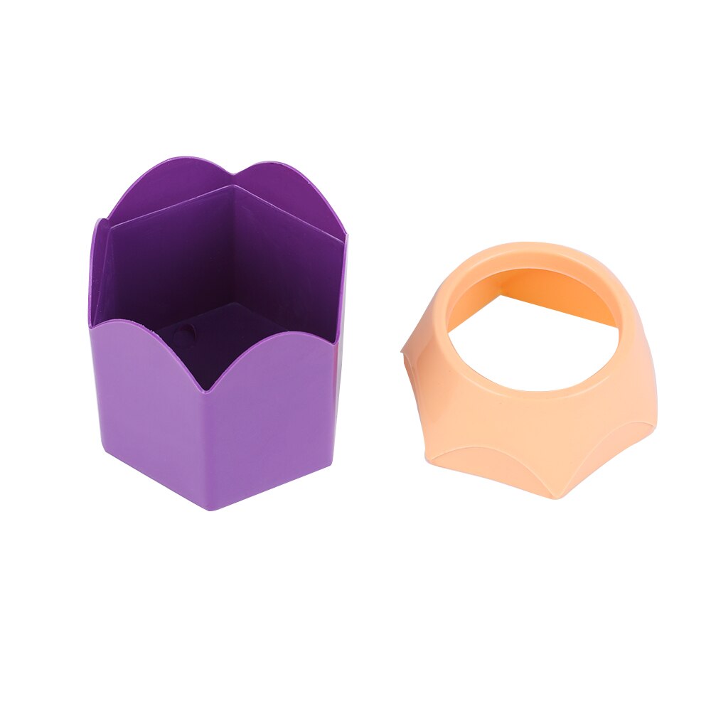 1pc Mini Pencil Pot Holder Pen Storage Vase Stationery Cup Makeup Brush Container Box Organization Pen Vase