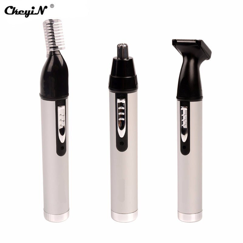 Machine Rechargeable 3 en 1 pour couper le nez et les oreilles, épilateur sûr tondeuse à cheveux, sourcils, flanc, 110-240V 41