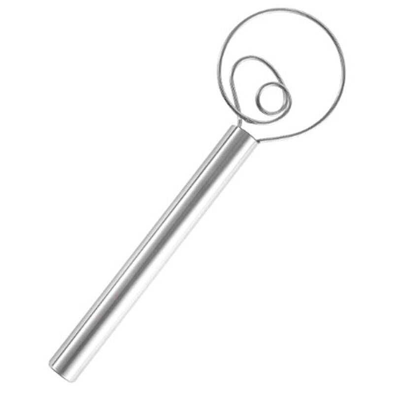 Stainless Steel Dough Whisk, Dough Blender, Baking Tools, 2 Pack, Silver