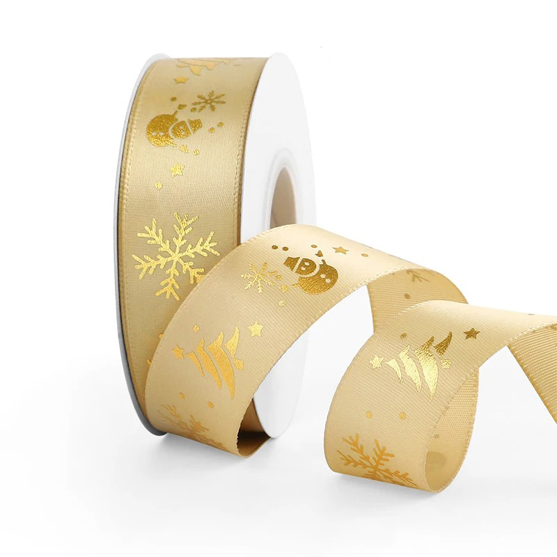 5M Weihnachtsdekoration Weihnachtsband Weihnachtsbaum Ornament für Wohnkultur Neujahr handgemachte DIY Geschenkverpackung Kasten Zubehör: Schwarz