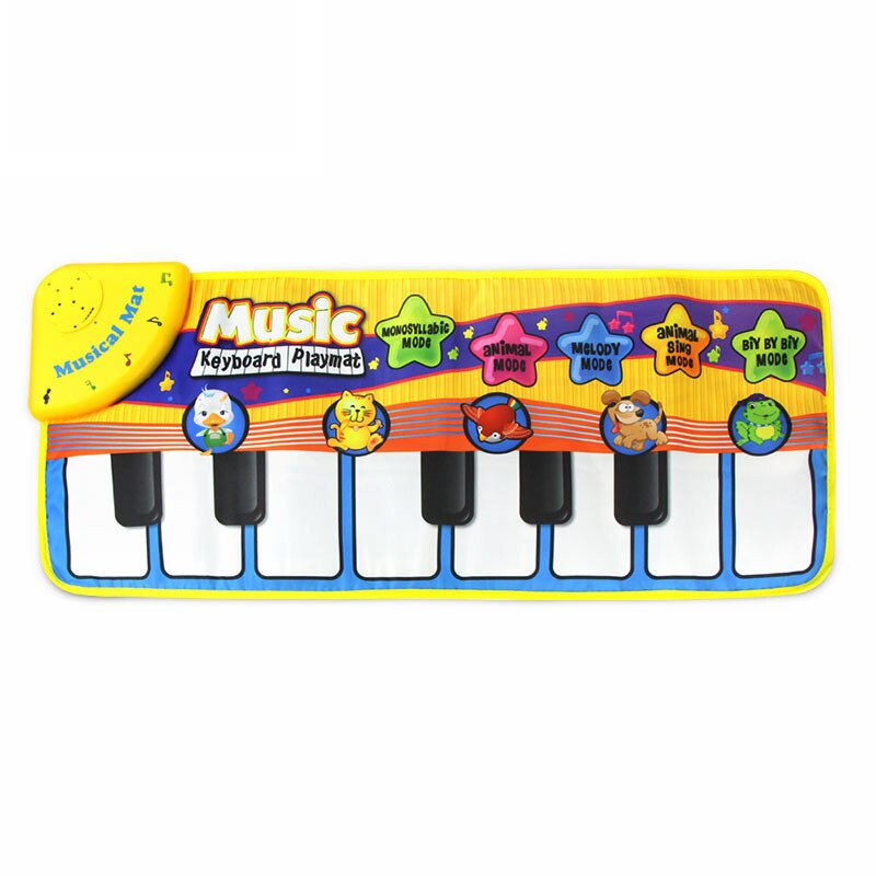 Musical Mat with Animal Voice Baby Piano Playing Carpet Music Game Instrument Toys Early Educational for Children Climbing Mat: 1357-1