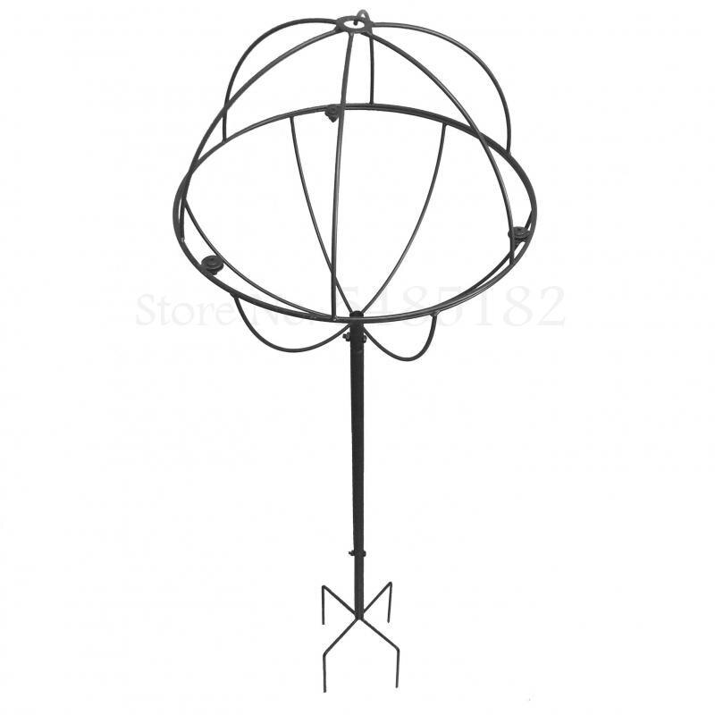 600 Lollipop wrought iron ball windmill jasmine plant shape ball climbing frame flower stand rattan stand
