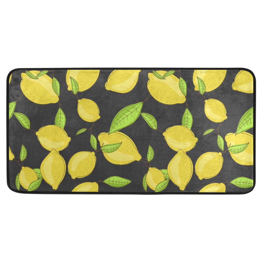Keuken Mat Citroen Vloermatten Non Slip Keuken Tapijten Woonkamer Badkamer Tapijt Tapijt Voor Indoor Outdoor Tapijten Deur Decoratieve: A4 / 40x60cm