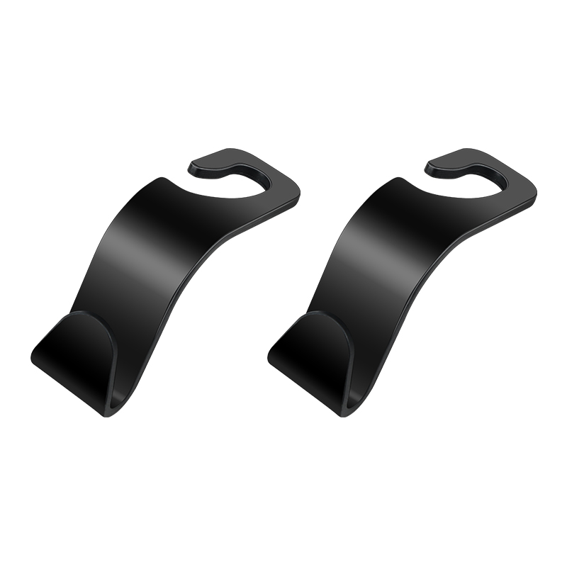 Gancho Universal para reposacabezas de asiento de coche, colgador de almacenamiento, organizador de asiento trasero de vehículo, accesorios de Interior de coche, 1/2/4 Uds.: Rojo