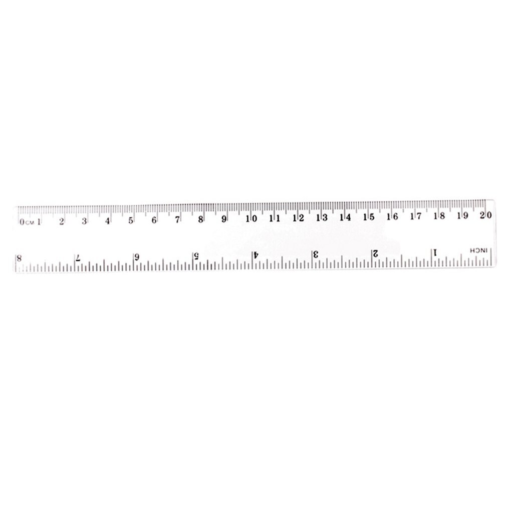 15Cm/20Cm/30Cm Plastic Ruler Advertising Ruler Transparent Student Ruler Student Ruler Measurement Tool