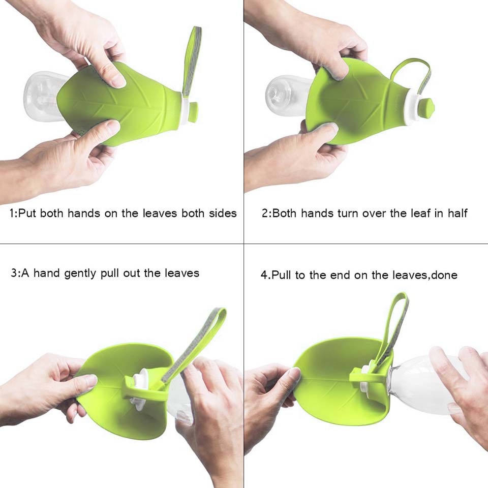 580ml opvouwbare drinkbakken voor huisdieren, siliconen, draagbare drinkbak voor huisdieren, waterdispenser voor honden, reisvoerbak voor huisdieren, kattenvoerbak