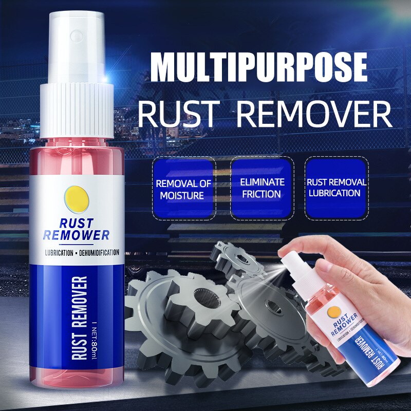 Universal Rust Removal Spray 80ml Rinse-free Safely Removes Rust CANQ889