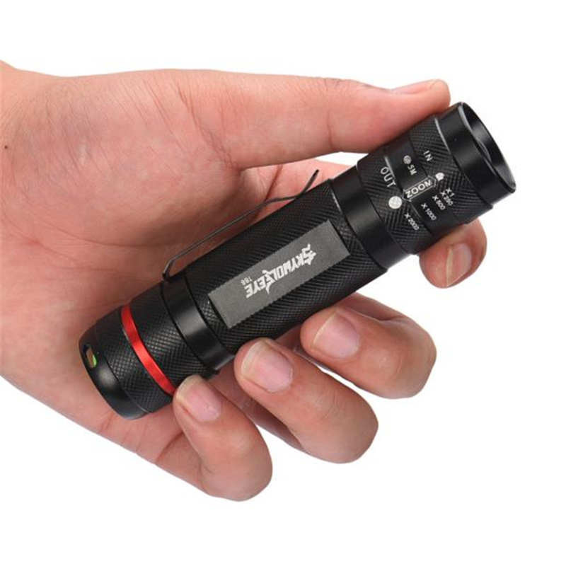 3000LM Zoomable CREE XM-L T6 LED 18650 Flashlight Torch Super Bright Light Family outdoor travel convenient lighting #4A12