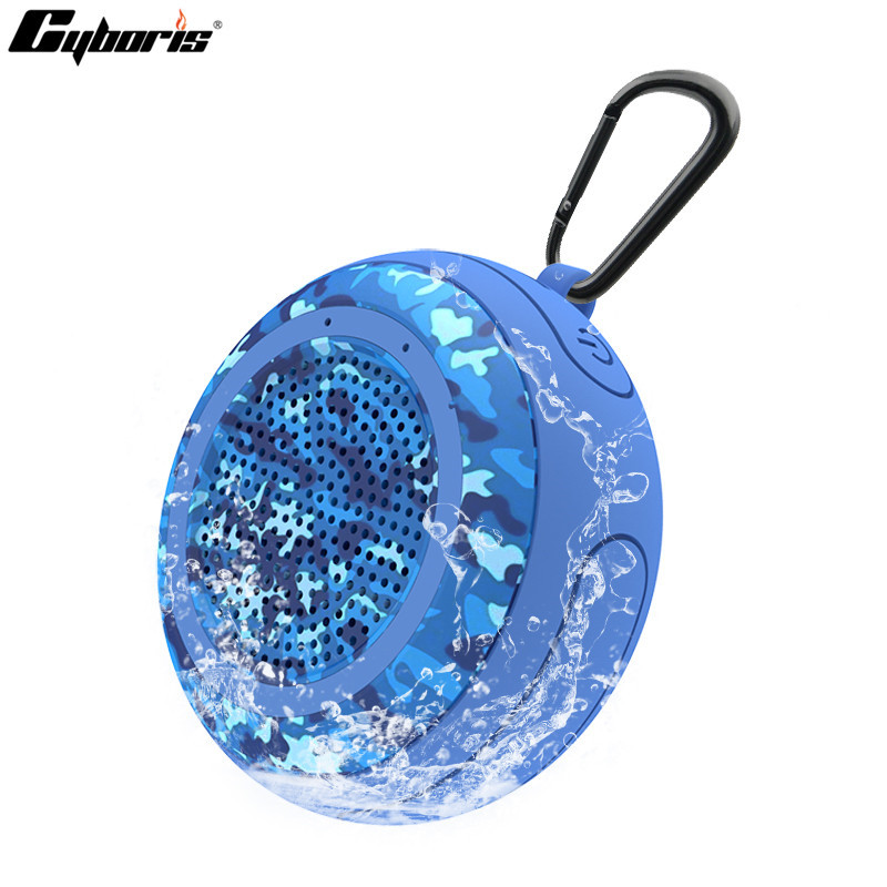 Cyboris Water Drijvende IPX7 Waterdichte 5W Outdoor Bluetooth Speaker Tws Zwemmen Draagbare Mini Speakers Draadloze Met Mic/Tf/Aux