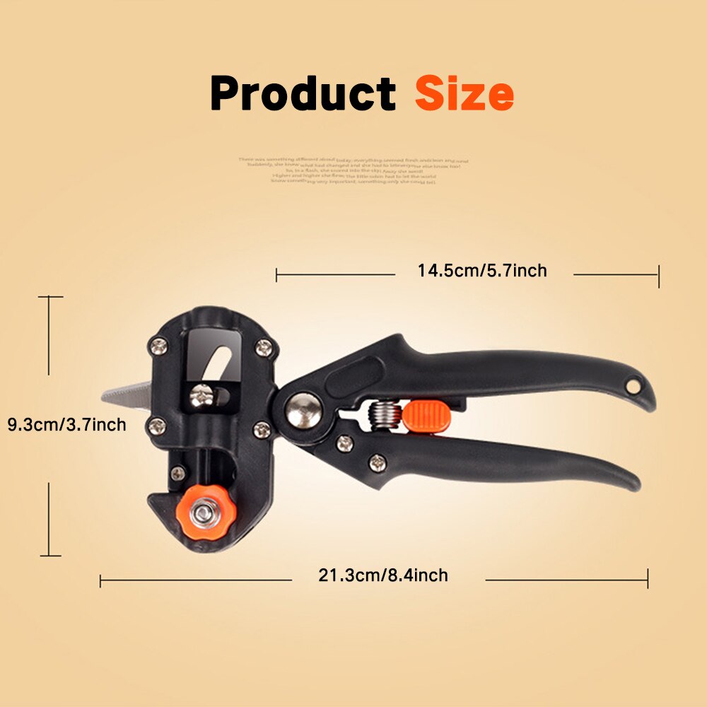 Garden Grafting Tool Set Kit Fruit Tree Nursery Moisture Garden Repair Seedle Tool Tree Grafting Scissor