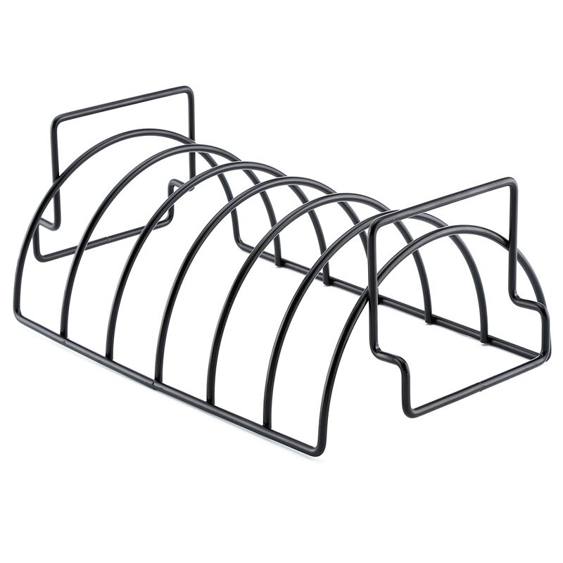 Non-stick Rib Plank Stand Barbecue Rib En Gebraden Rack Rvs Grillen Bbq Kip Rundvlees Ribben Rack Grillen mand