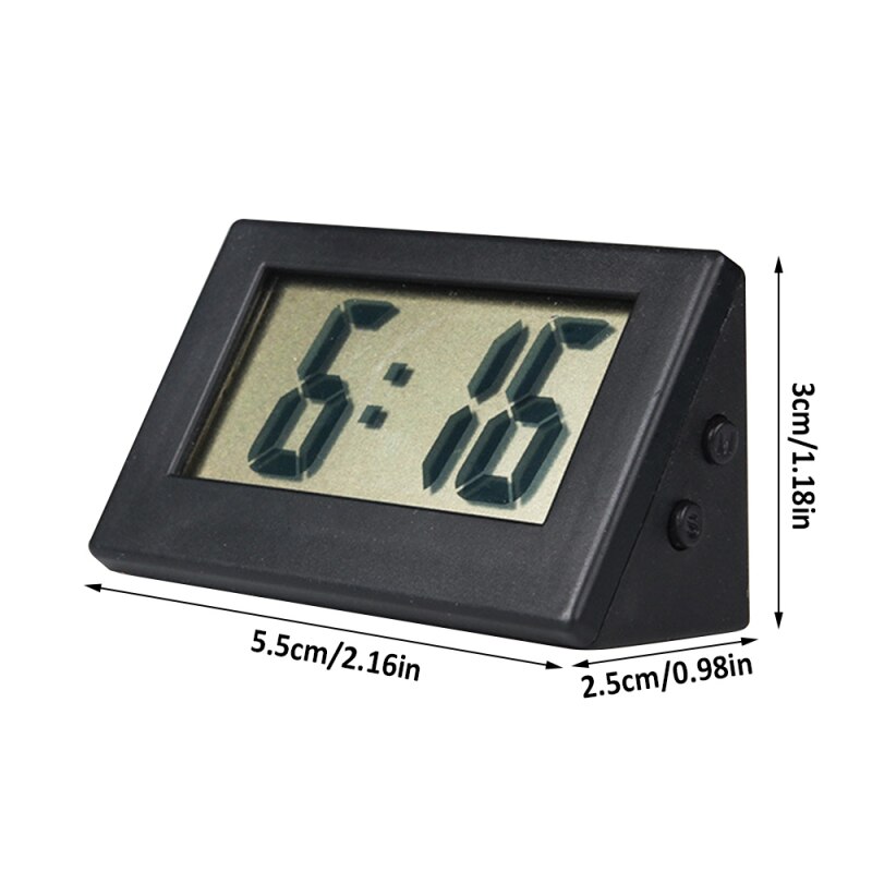 Mini Lcd Digital Uhr Schlafzimmer Einfache Kleine Elektronische Uhr Tragbare ändern Mann Große Wort Tabelle Schüler Prüfung Stumm Schreibtisch Uhr