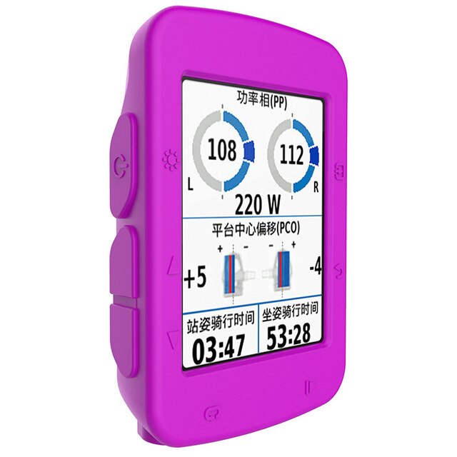 Ciclismo GPS Garmin Edge 520 200 500 funda protectora protege la cubierta de goma de silicona caso bicicleta ordenador Edge 520 200, 500: Edge520 Purple