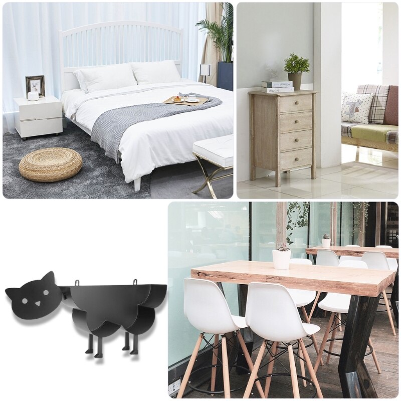 Black Toilet Paper Holder Vertical Paper Roll Holder for Kitchen Bathroom