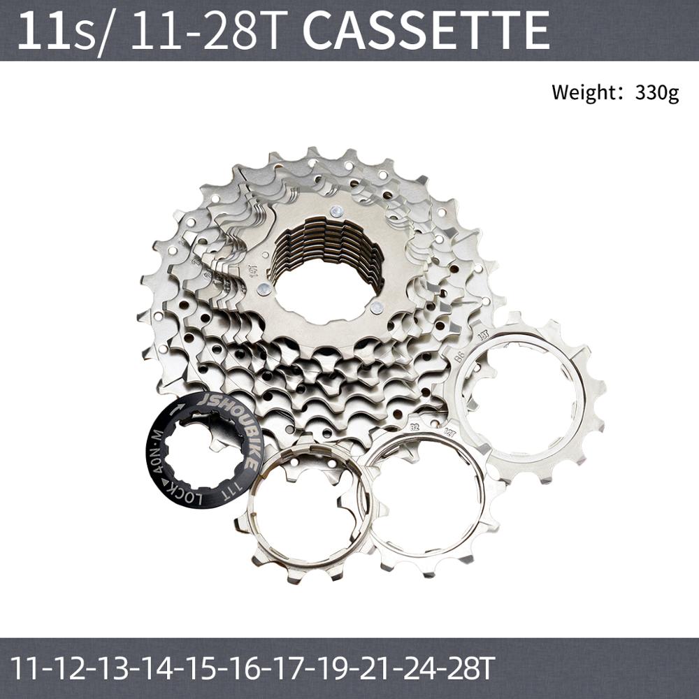 Jshou fietscassette 11v 9 10 11 speed fiets tandwiel onderdelen accessoires 11t 23t 25t 32t 36t voor mountainbike racefiets mtb: Ct 11s 11t to 28t