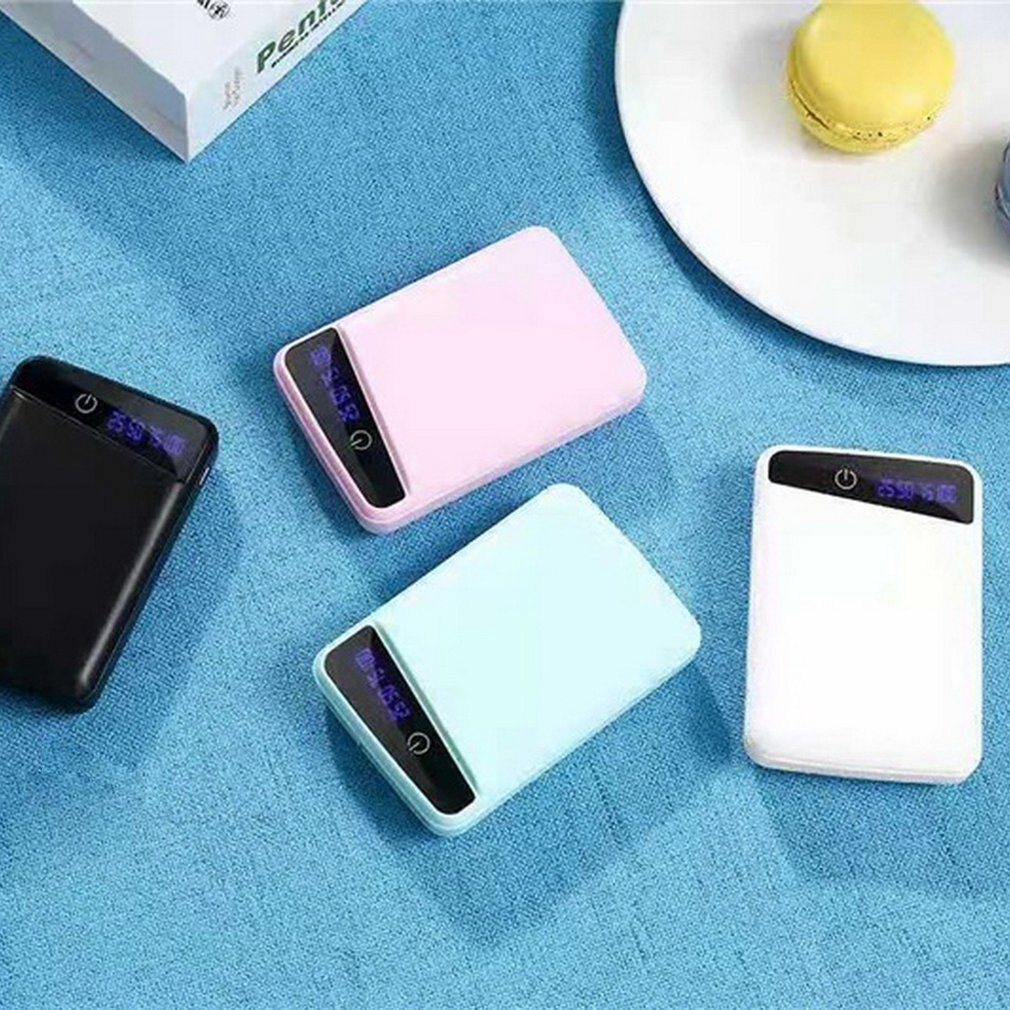 5V 1A 7X18650 FAI DA TE Accumulatori E Caricabatterie Di Riserva Caso 3USB BATTERIA Borsette Della Cassa Della Scatola KIT Fai Da Te DIGITALE Display LCD Borsette Caricabatteria box Caso 2020