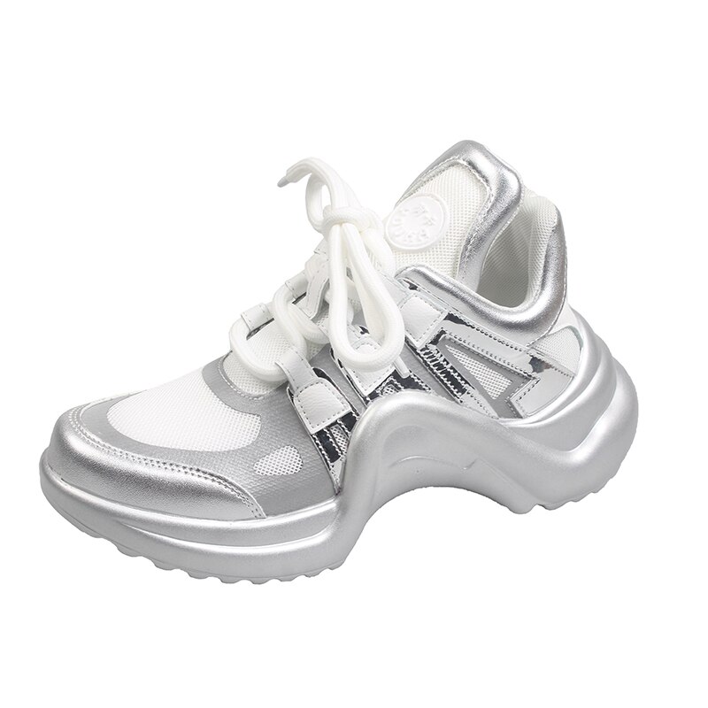 HQFZO-baskets à plateforme vulcanisées pour femmes, chaussures de créateur, aérées,